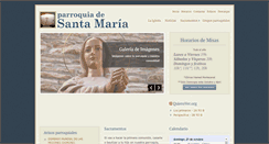 Desktop Screenshot of parroquiasantamaria.net